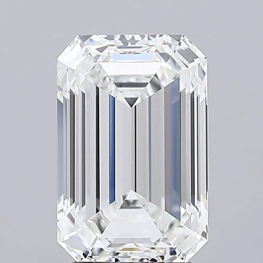 3.05ct Emerald Lab Grown Diamond (Colour F, Clarity IF, IGI Certified)