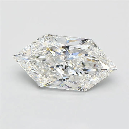 3.05ct Hexagonal Lab Grown Diamond (Colour E, Clarity VVS2, IGI Certified)