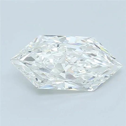 3.05ct Hexagonal Lab Grown Diamond (Colour E, Clarity VVS2, IGI Certified)