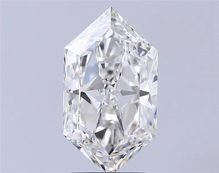 3.05ct Hexagonal Lab Grown Diamond (Colour F, Clarity VS1, IGI Certified)