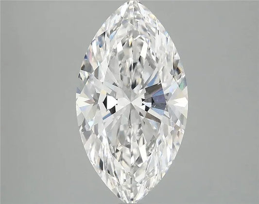 3.05ct Marquise Lab Grown Diamond (Colour E, Clarity VS2, IGI Certified)