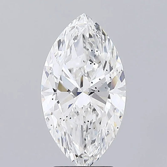 3.05ct Marquise Lab Grown Diamond (Colour F, Clarity SI1, IGI Certified)