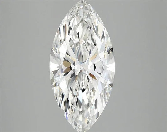 3.05ct Marquise Lab Grown Diamond (Colour F, Clarity VVS2, IGI Certified)
