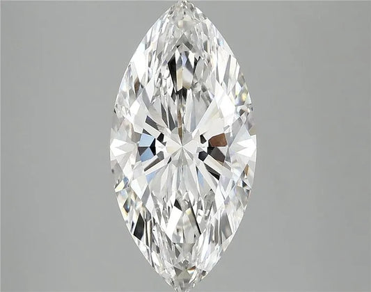 3.05ct Marquise Lab Grown Diamond (Colour F, Clarity VVS2, IGI Certified)