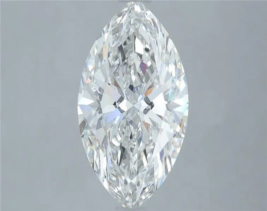 3.05ct Marquise Lab Grown Diamond (Colour F, Clarity VVS2, IGI Certified)