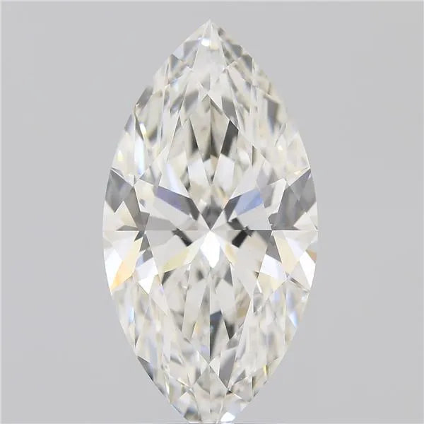 3.05ct Marquise Lab Grown Diamond (Colour G, Clarity VVS2, IGI Certified)