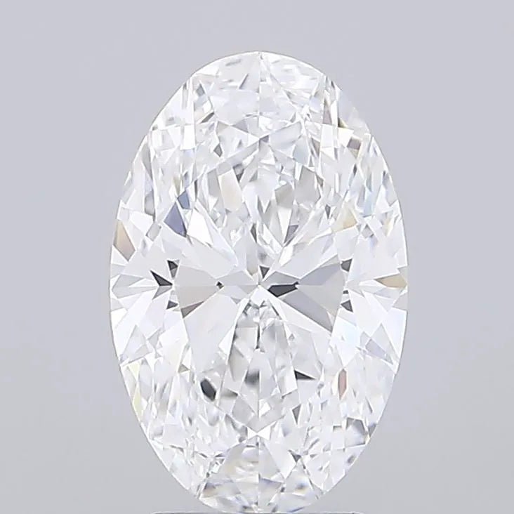 3.05ct Oval Lab Grown Diamond (Colour D, Clarity VVS1, IGI Certified)