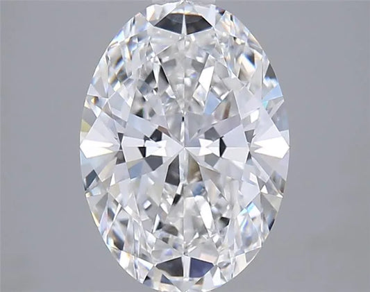 3.05ct Oval Lab Grown Diamond (Colour D, Clarity VVS2, IGI Certified)