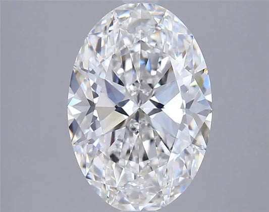 3.05ct Oval Lab Grown Diamond (Colour E, Clarity VVS2, IGI Certified)