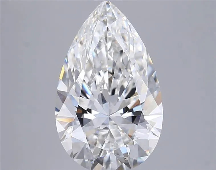 3.05ct Pear Lab Grown Diamond (Colour F, Clarity VVS2, IGI Certified)