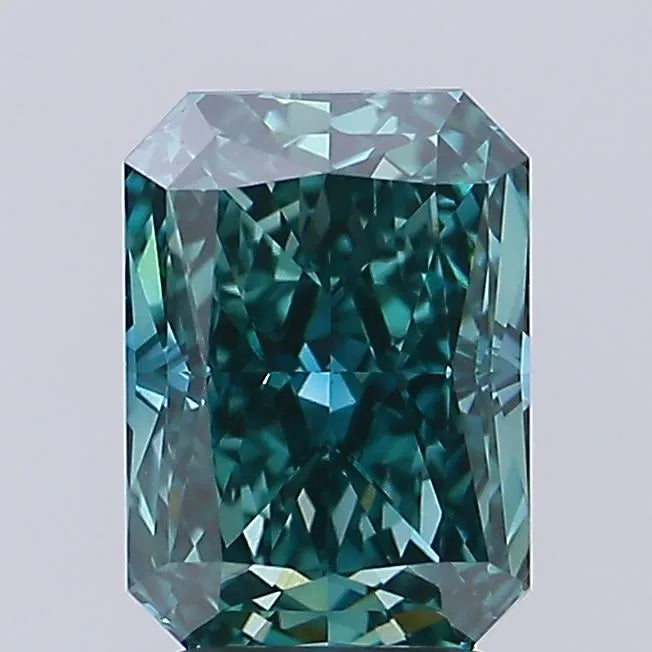 3.05ct Radiant Lab Grown Diamond (Colour Fancy Vivid Blue, Clarity VVS2, IGI Certified)