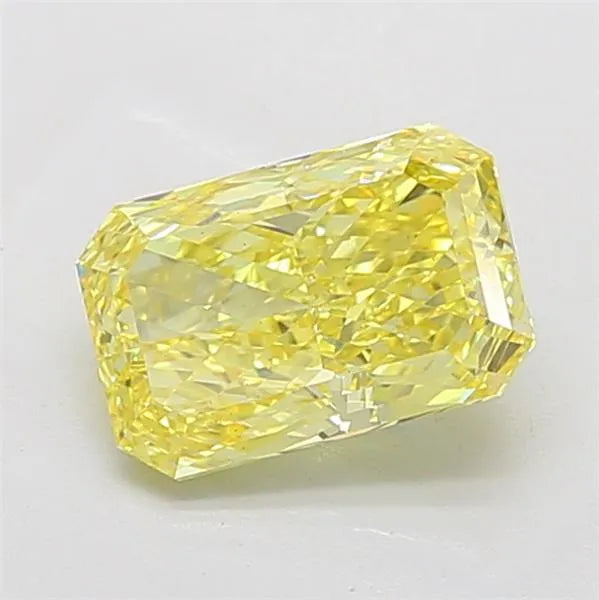 3.05ct Radiant Lab Grown Diamond (Colour Fancy Vivid Yellow, Clarity VS1, IGI Certified)