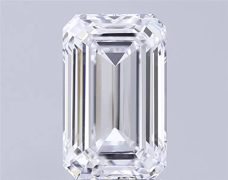 3.06ct Emerald Lab Grown Diamond (Colour D, Clarity VVS2, IGI Certified)