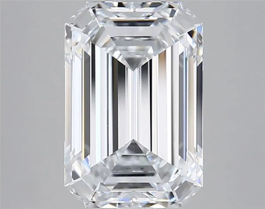 3.06ct Emerald Lab Grown Diamond (Colour E, Clarity VVS1, IGI Certified)