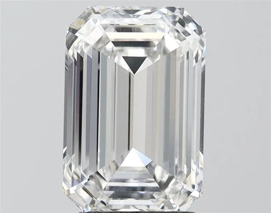 3.06ct Emerald Lab Grown Diamond (Colour F, Clarity VVS1, IGI Certified)