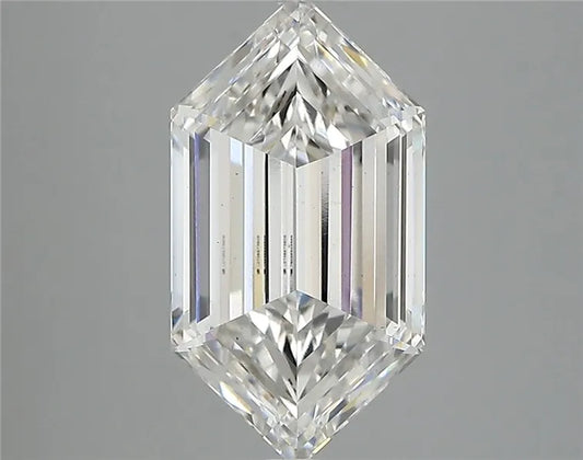 3.06ct Hexagonal Lab Grown Diamond (Colour F, Clarity VS1, IGI Certified)