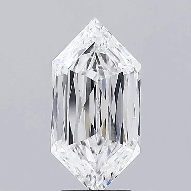 3.06ct Hexagonal Lab Grown Diamond (Colour F, Clarity VVS2, IGI Certified)
