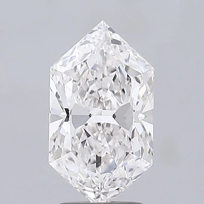 3.06ct Hexagonal Lab Grown Diamond (Colour G, Clarity VS1, IGI Certified)