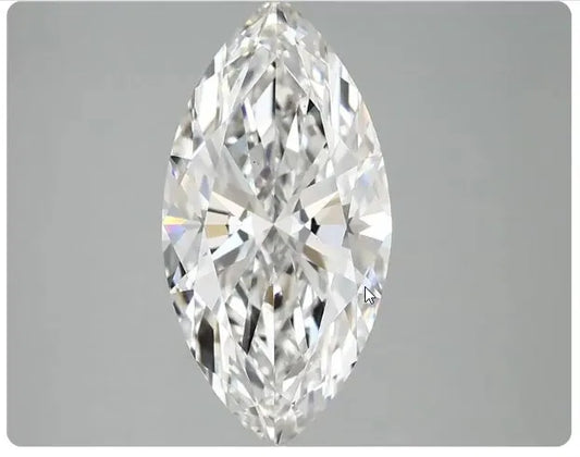 3.06ct Marquise Lab Grown Diamond (Colour E, Clarity VS1, IGI Certified)