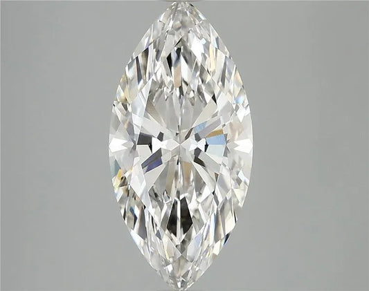 3.06ct Marquise Lab Grown Diamond (Colour G, Clarity VS1, IGI Certified)