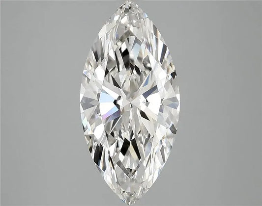 3.06ct Marquise Lab Grown Diamond (Colour G, Clarity VVS2, IGI Certified)