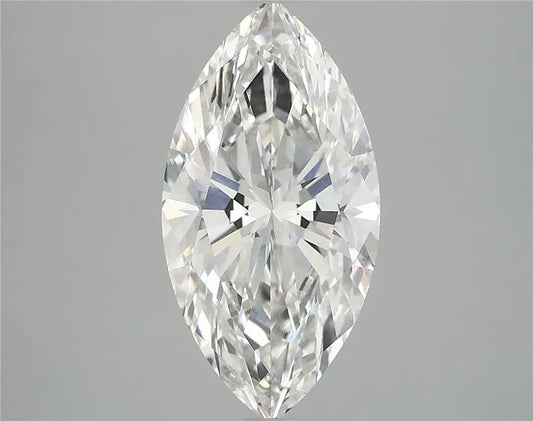 3.06ct Marquise Lab Grown Diamond (Colour G, Clarity VVS2, IGI Certified)