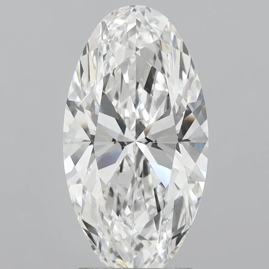 3.06ct Oval Lab Grown Diamond (Colour E, Clarity VVS1, IGI Certified)