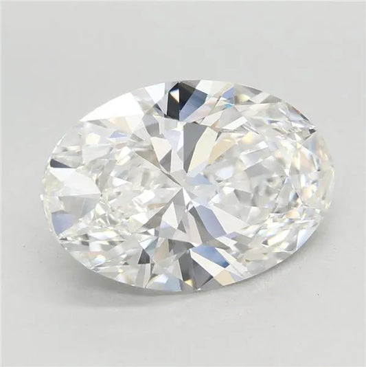 3.06ct Oval Lab Grown Diamond (Colour E, Clarity VVS2, IGI Certified)