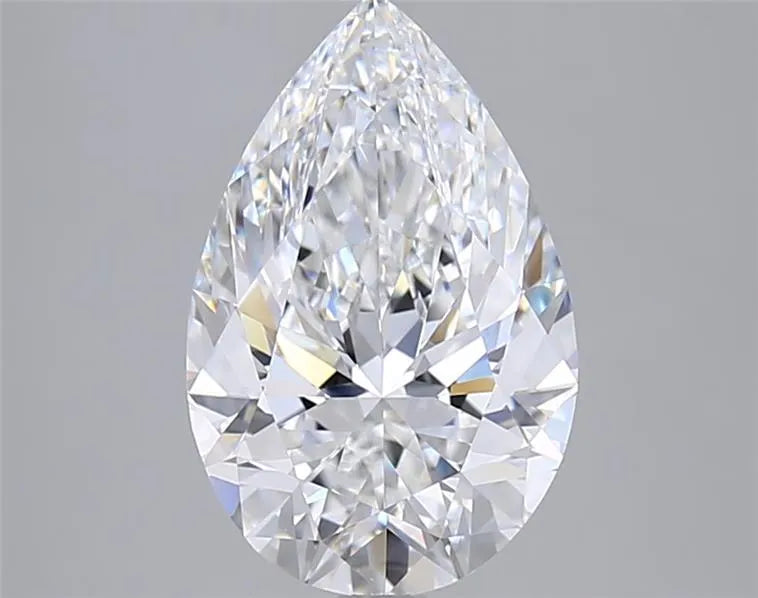 3.06ct Pear Lab Grown Diamond (Colour D, Clarity IF, IGI Certified)