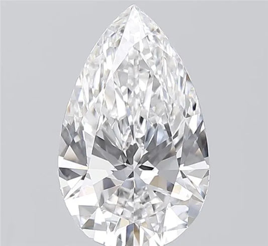 3.06ct Pear Lab Grown Diamond (Colour F, Clarity VVS2, IGI Certified)