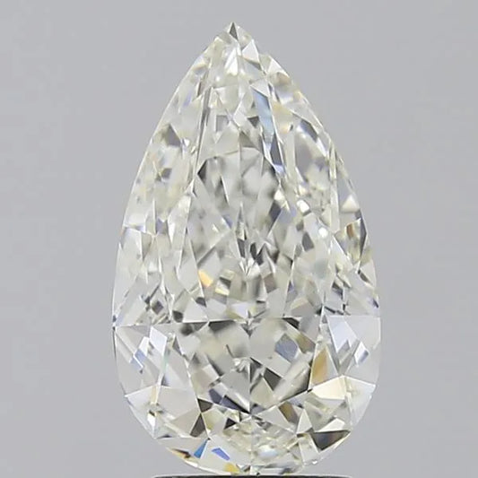 3.06ct Pear Lab Grown Diamond (Colour G, Clarity VVS2, IGI Certified)