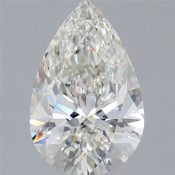 3.06ct Pear Lab Grown Diamond (Colour G, Clarity VVS2, IGI Certified)