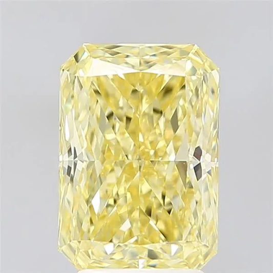 3.06ct Radiant Lab Grown Diamond (Colour Fancy Intense Yellow, Clarity VS1, IGI Certified)