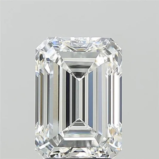 3.07ct Emerald Lab Grown Diamond (Colour E, Clarity VVS2, IGI Certified)