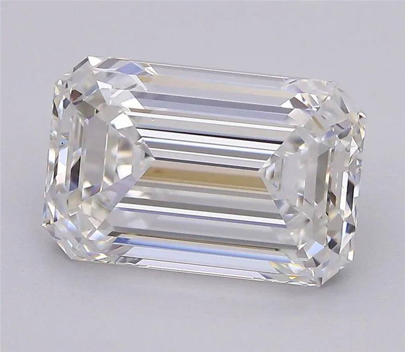 3.07ct Emerald Lab Grown Diamond (Colour F, Clarity VVS1, Cut EX, IGI Certified)