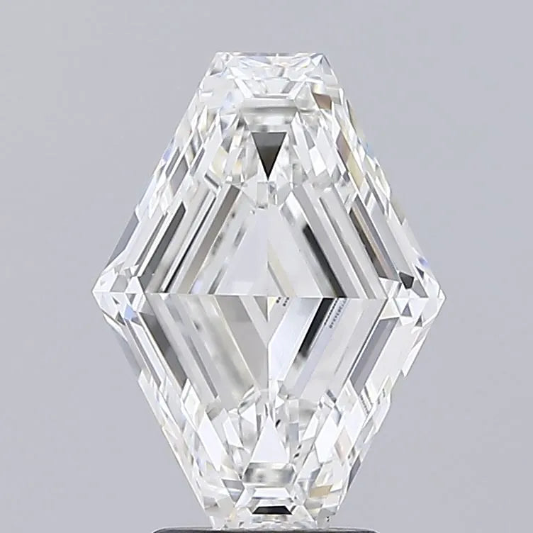 3.07ct Hexagonal Lab Grown Diamond (Colour F, Clarity VS1, IGI Certified)