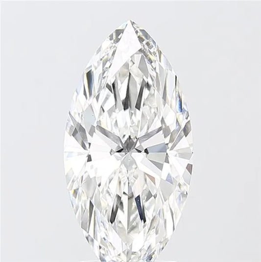 3.07ct Marquise Lab Grown Diamond (Colour F, Clarity VS1, IGI Certified)
