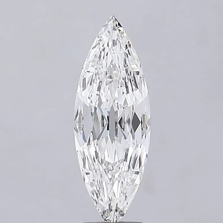 3.07ct Marquise Lab Grown Diamond (Colour F, Clarity VVS2, IGI Certified)