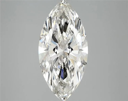 3.07ct Marquise Lab Grown Diamond (Colour G, Clarity VVS2, IGI Certified)