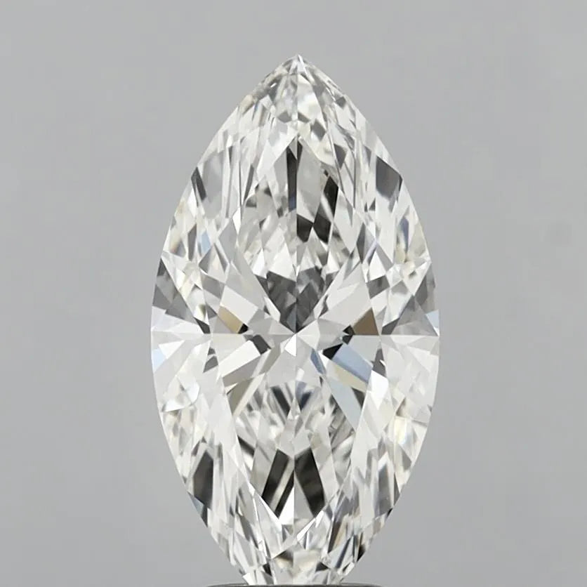 3.07ct Marquise Lab Grown Diamond (Colour G, Clarity VVS2, IGI Certified)