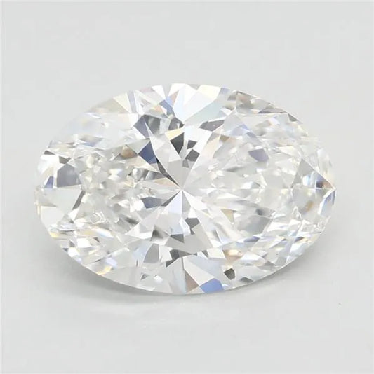 3.07ct Oval Lab Grown Diamond (Colour E, Clarity VVS2, IGI Certified)