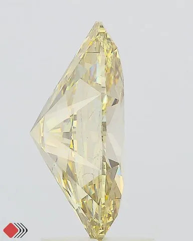 3.07ct Oval Lab Grown Diamond (Colour Fancy Intense Yellow, Clarity SI2, IGI Certified)