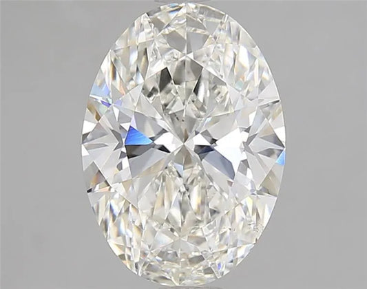 3.07ct Oval Lab Grown Diamond (Colour G, Clarity VS2, IGI Certified)