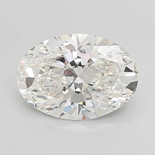3.07ct Oval Lab Grown Diamond (Colour G, Clarity VVS2, IGI Certified)