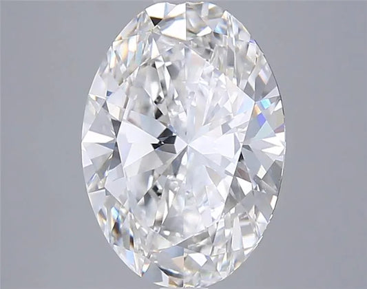 3.07ct Oval Lab Grown Diamond (Colour G, Clarity VVS2, IGI Certified)