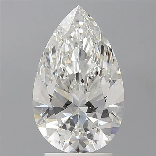 3.07ct Pear Lab Grown Diamond (Colour F, Clarity VVS2, IGI Certified)