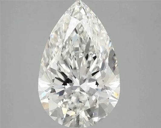 3.07ct Pear Lab Grown Diamond (Colour G, Clarity VVS2, IGI Certified)