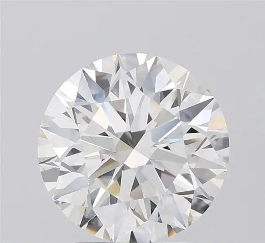3.07ct Round Lab Grown Diamond (Colour G, Clarity VVS2, Cut ID, IGI Certified)