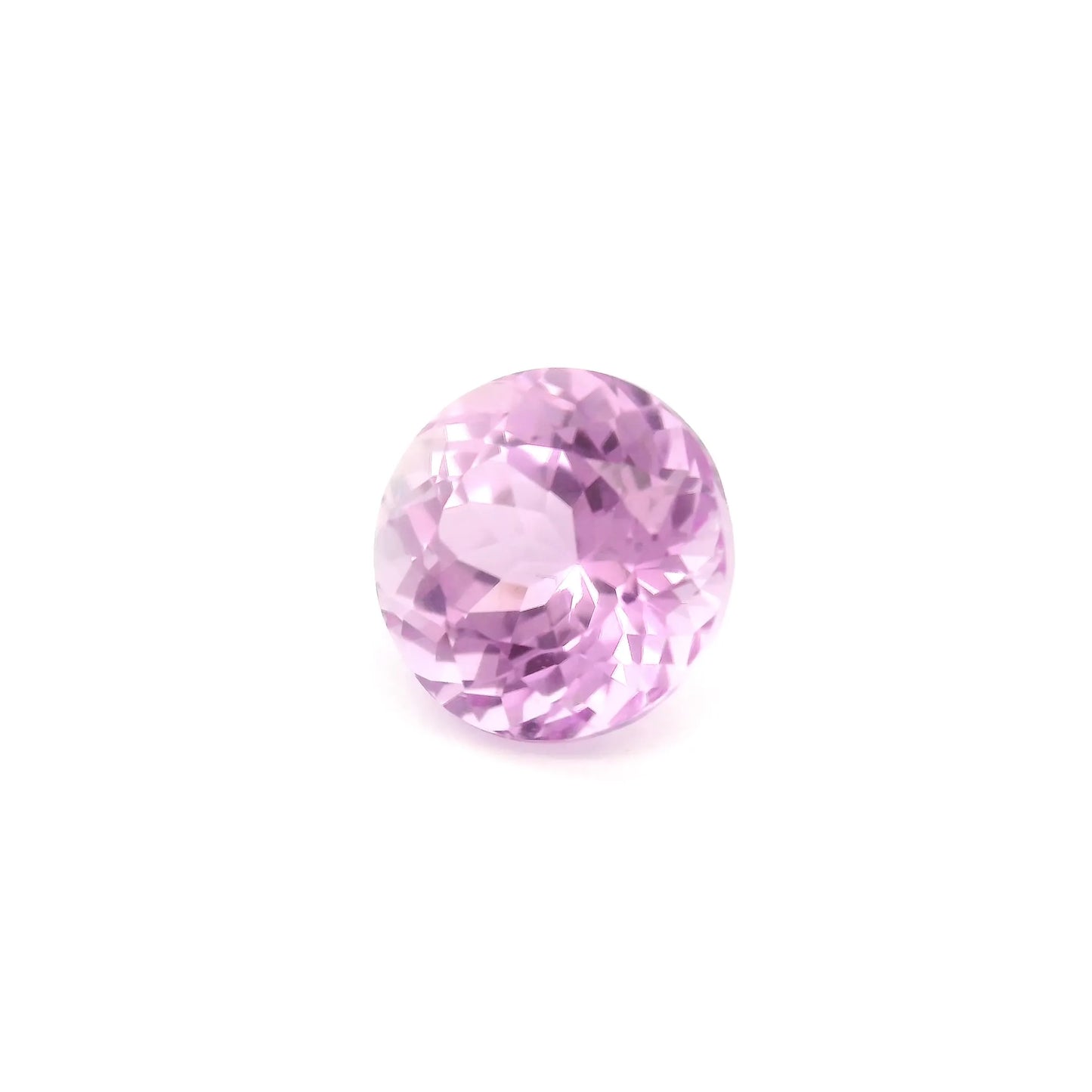 3.07ct Round Natural Kunzite (Colour Pink, Clarity Eye Clean, Cut Faceted)