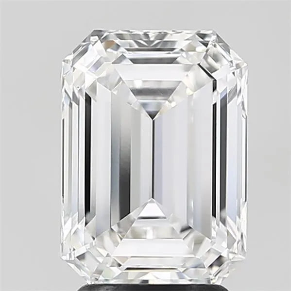 3.08ct Emerald Lab Grown Diamond (Colour D, Clarity VVS2, IGI Certified)